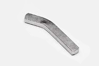 Spie, gebogen, lengte 75mm