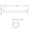 11mm Laufrolle lang standard verzinkt 2 Zoll