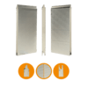Crawford deurpaneel, origineel 542 aluminium, 42x600mm