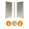 Oryginalny panel bramowy Crawford 542, aluminikowy, 42x600mm