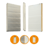 Crawford portpanel original 342, aluminium, 42 x 500 mm, RAL 9002