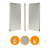 IDD-CR Deurpaneel 542 ALU/ALU
