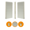Stucco / Stucco vingerklem paneel - ST9V
