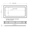 Venster  634x329mm, voor 38-40mm panelen