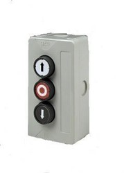 GEBA push button box, 3 button, up stop down