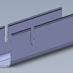 Casing alu 108 760 mm