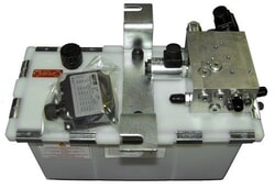 Hydrauliek aggregaat, 2 ventielen, 0,75KW