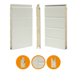 IDD-HO Sektion für Hörmann SPU 30/40, 42x500mm RAL 9002