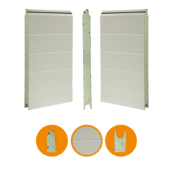 KingspanTorsektion 40x500mm, stucco/stucco