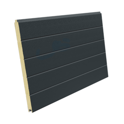 Type W Panel 610 x 40 Stucco / Stucco Anthracite