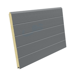 Type W Panel 610 x 40 Stucco / Stucco Merlin Grey