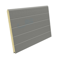 Type W Panel 610 x 40 Stucco / Stucco Goosewing Grey