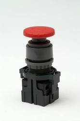 Not-Pilzraster Knopf Rot