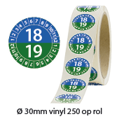 Keuringssticker 18/19 (rol)