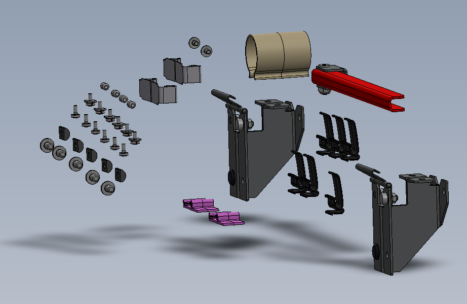 Mounting set casing