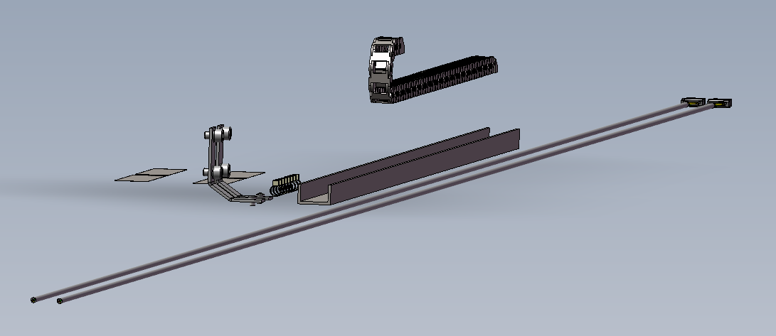 Mounting set energy chain 22
