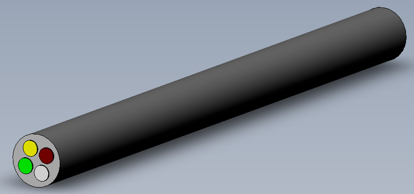 Cable 2x2x0,25mm2 twisted pair