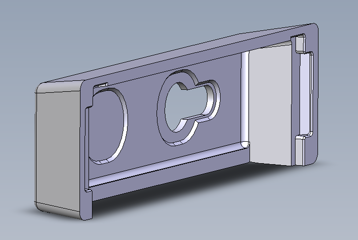 Lockable inside cover, left