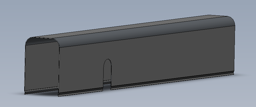Antr. verkleidung, Alu 760 mm