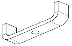 MPV-locking bracket CNS 25mm