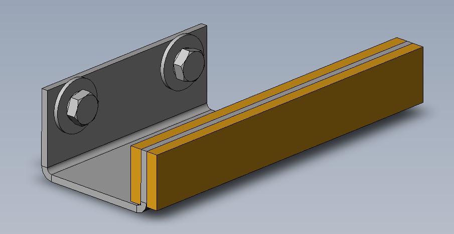 Door leaf guide left cpl
