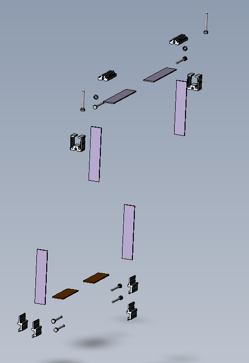 mounting set for door wing SVG