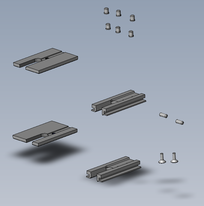 mounting set for door wing SVG