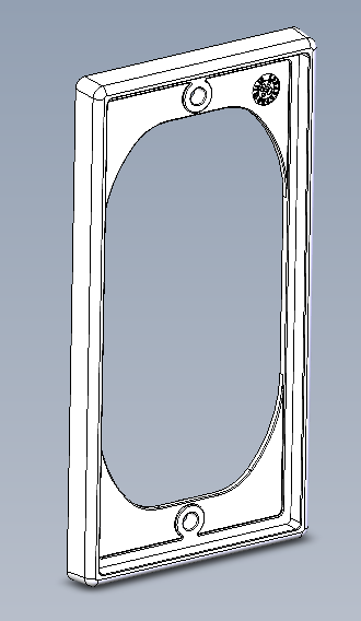 Flush m. fr. BDE-D built-in bk