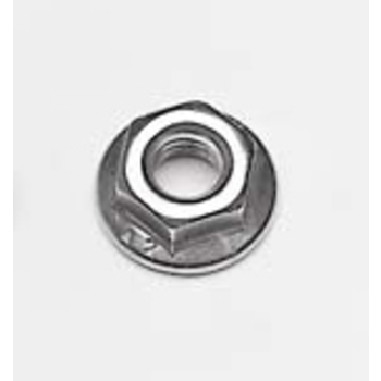 Flanged nut M6, Stainless steel