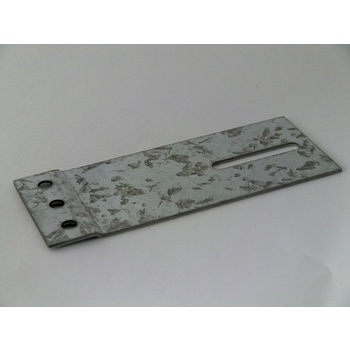 Track connecting plate 60x150mm, galvanized