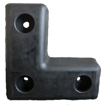 Shock bumper, L form