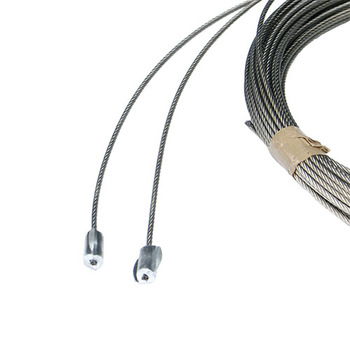 Lifting cable set 4mm, L=9000mm, bottom equipped with steel pressed sleeve