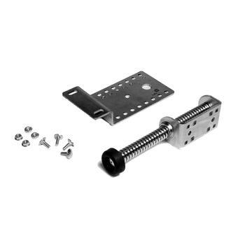 Spring bumper short, including mounting plate