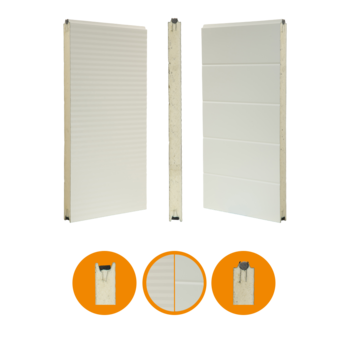 Alpha panneau, ISO Micro, 40x610, RAL9002