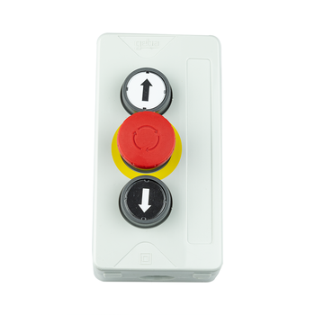 Push button with emergency button