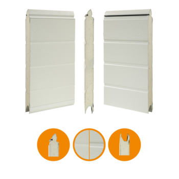 Novoferm door panel 45x500mm, RAL 9002