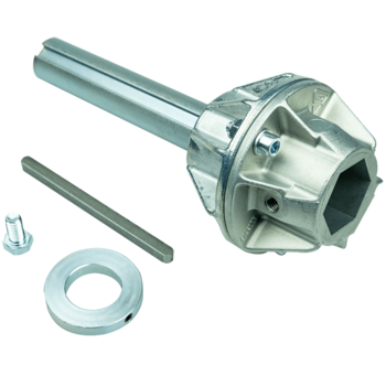 Conversion shaft for Crawford hex shaft