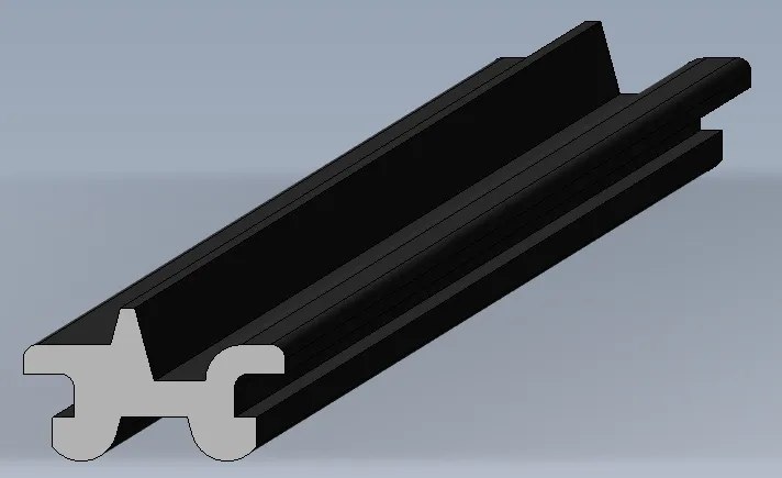 P1240 Door seal middle