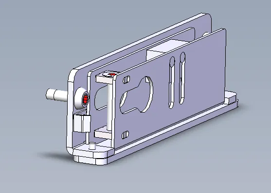 Floor lock with cylinder bolt