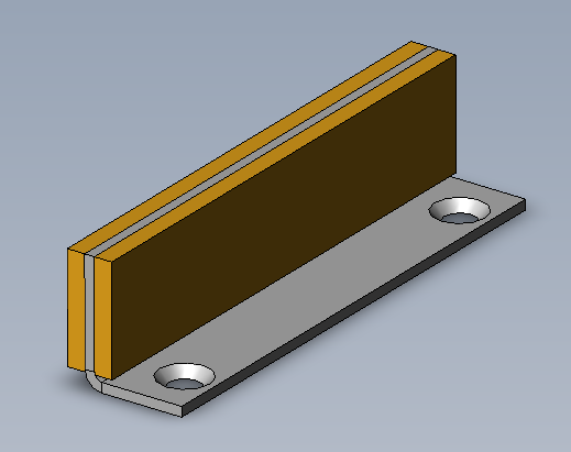 door leaf guide for floor mount