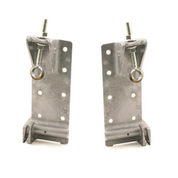 [103001002] Bodenbeschlag Aluminium verstellbar mit geschlossener Augenschraube