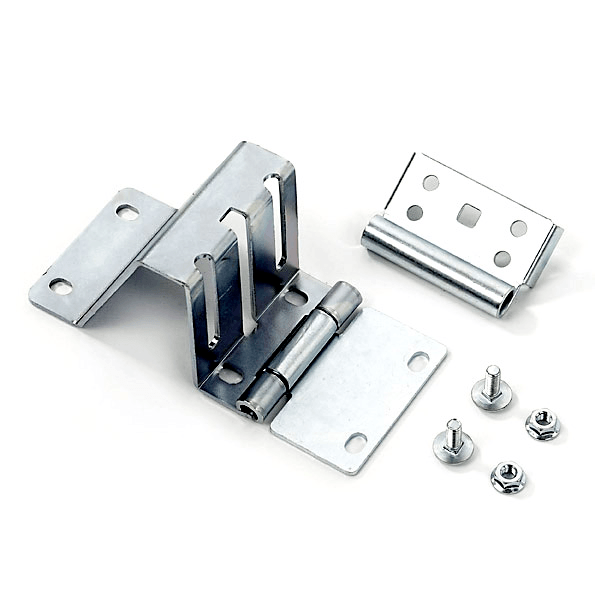 Zijscharnier, 10 mm verhoogd bovenblad