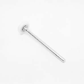Looprol, lang, 2 inch, 12mm as, staal verzinkt