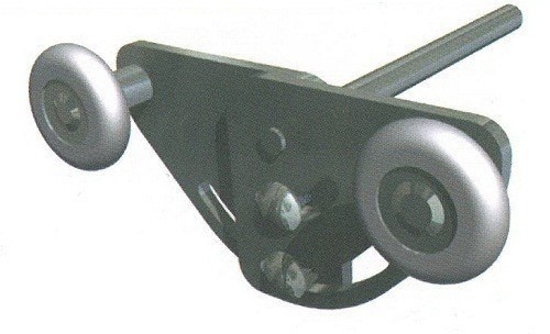 Tandemrol, 12mm as, verzTRUEde uitvoering