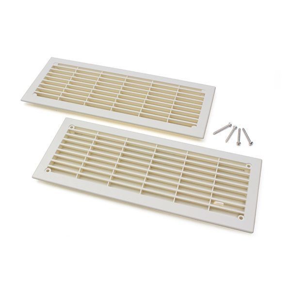 Ventilatierooster, wit afsluitbaar