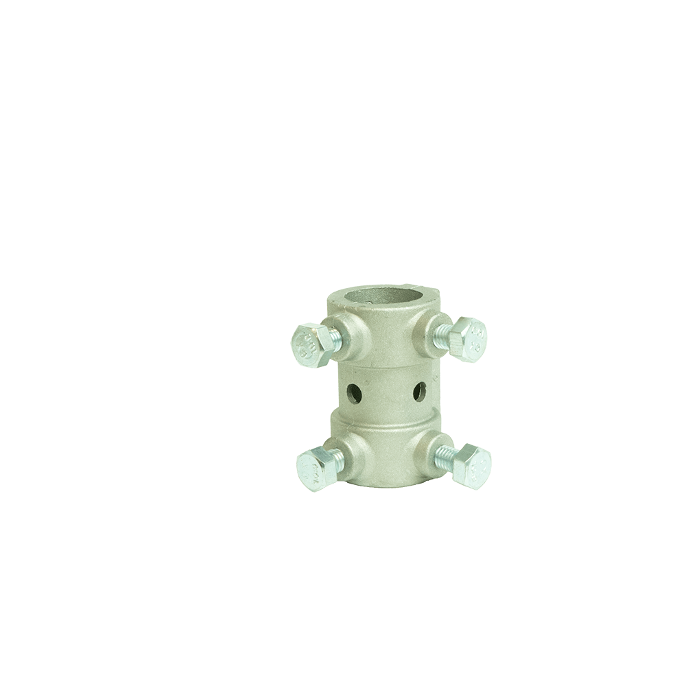 Koppeling vast,1 inch, aluminium