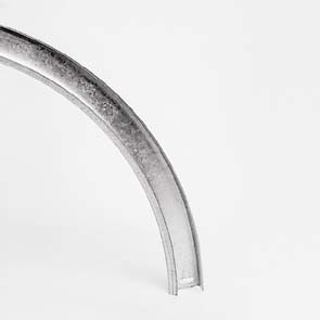 [109006006] 3 Zoll Laufschienenbogen Radius 380mm