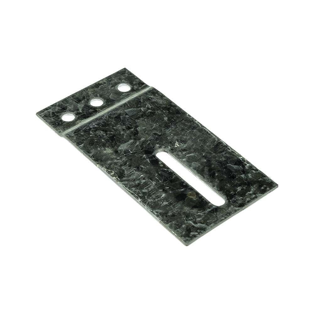Railplaat 60x120mm, verzinkt