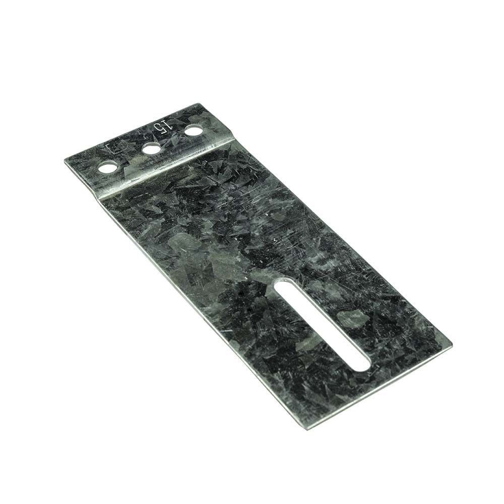 [109007004] Płyta łączeniowa prowadnic 60x130mm, ocynkowana