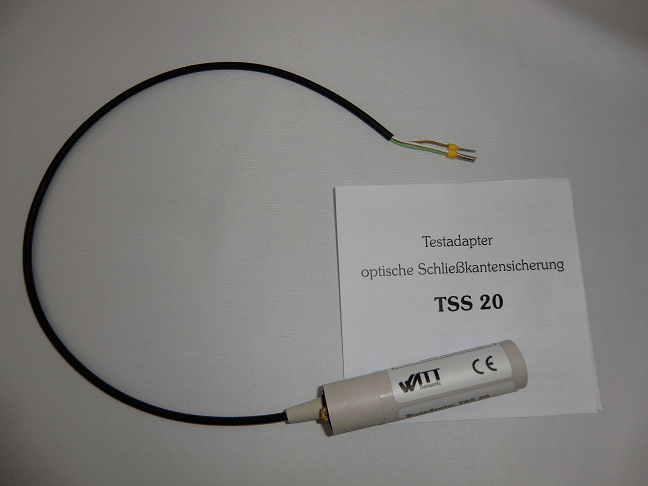 [111003010] Test adapter optical safety edge